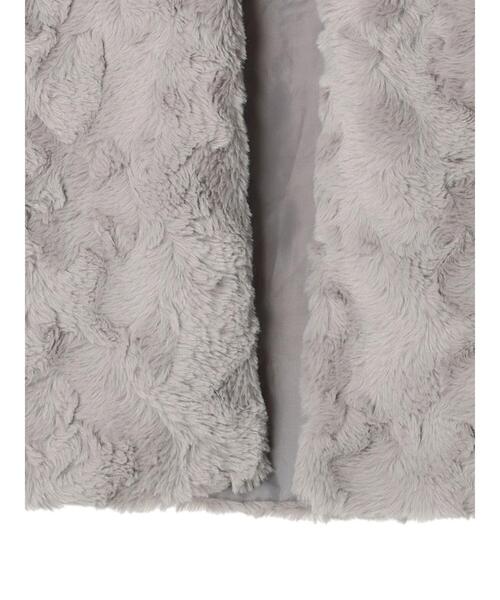 Green　Parks（グリーンパークス）の「ランダムファーベスト（ベスト・レディース・グレー/アイボリー・FREE）」の16枚目の写真