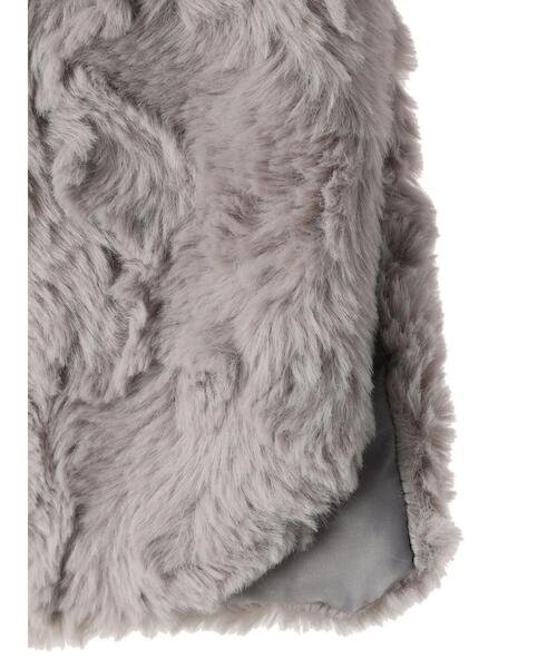 Green　Parks（グリーンパークス）の「ランダムファーベスト（ベスト・レディース・グレー/アイボリー・FREE）」の18枚目の写真