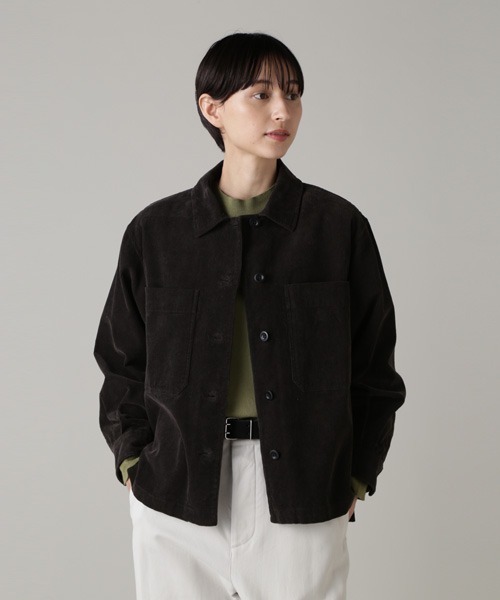 トップス 2024AW MHL DRY COTTON NEEDLECORD SHIRT DRY COTTON NEEDLECORD（シャツ/ブラウス）｜MHL
