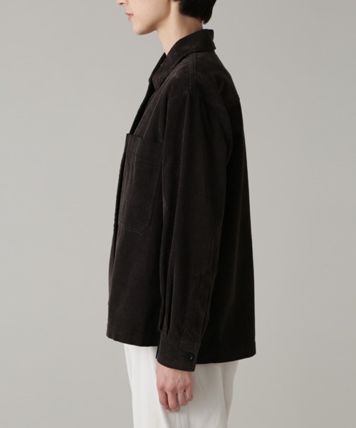 トップス 2024AW MHL DRY COTTON NEEDLECORD SHIRT DRY COTTON NEEDLECORD（シャツ/ブラウス）｜MHL
