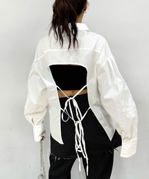 WHO'S WHO gallery | バックオープンBIGシャツ(シャツ/ブラウス)