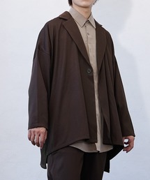 【MinoriTY】とろみ素材ドルマンビッグジャケット テーラードジャケット ビッグシルエット ルーズフィット メンズ