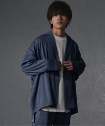 【MinoriTY】とろみ素材ドルマンビッグジャケット テーラードジャケット ビッグシルエット ルーズフィット メンズ
