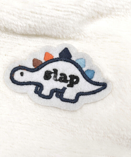 SLAP SLIP BABY（スラップスリップベビー）の「【お揃い】恐竜キルト総柄ボアマントベビー(50~90cm)（その他ベビーウェア・キッズ・ネイビー/グリーン・FREE）」の10枚目の写真