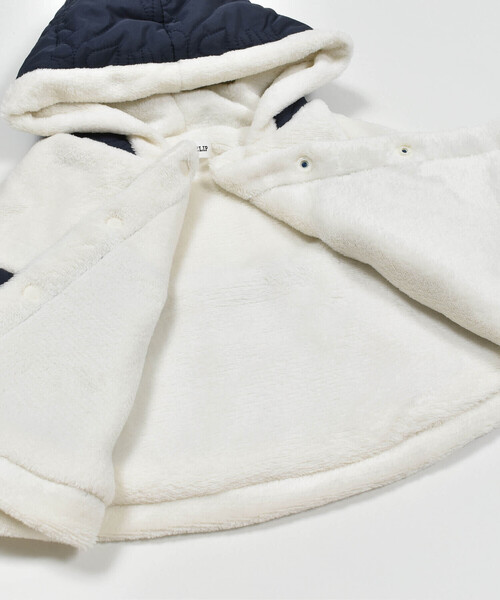 SLAP SLIP BABY（スラップスリップベビー）の「【お揃い】恐竜キルト総柄ボアマントベビー(50~90cm)（その他ベビーウェア・キッズ・ネイビー/グリーン・FREE）」の15枚目の写真