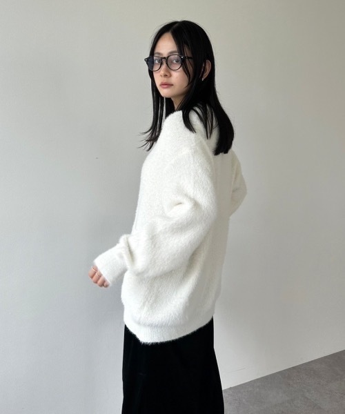 DRWCYS(ドロシーズ)の「シャギーカーディガン(カーディガン/ボレロ・レディース・ベージュ/ホワイト・FREE)」の18枚目の写真