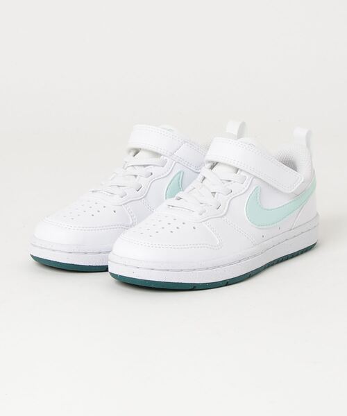 白兎　9.5 ✖️4本 NIKE キッズ ナイキ 17-22(H)COURT BOROUGH LOW (PS) コート ボロー