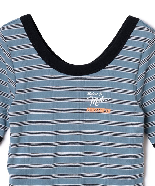MILLER（ミラー）の「BORDER T-SHIRT(CUP IN)feat.miller（Tシャツ/カットソー・レディース・イエロー/グリーン/レッド/ブルー・FREE）」の16枚目の写真