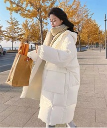Ritzy | オーバーサイズ スタンドカラー エコダウンコート(ダウンジャケット/コート)