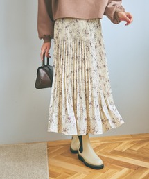 mysty woman | フラワープリーツスカート 986378(スカート)