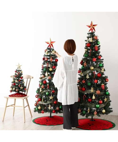 クリスマスツリー スターターセット 150cm グリーン