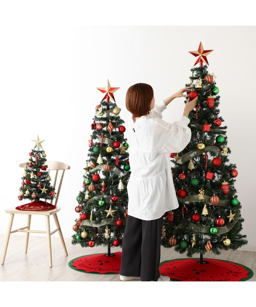 クリスマスツリー スターターセット 150cm グリーン