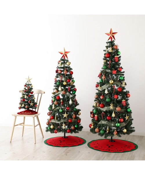 クリスマスツリー スターターセット 150cm グリーン