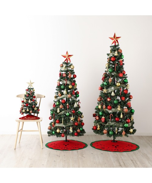 クリスマスツリー スターターセット 150cm グリーン