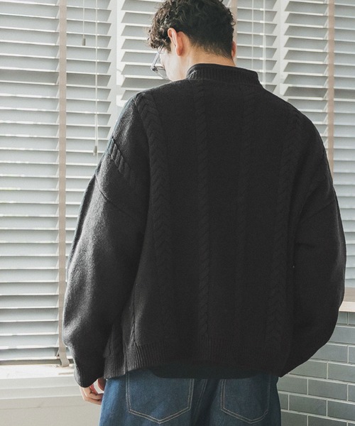 【 Cains Moore 】 コットン カーディガン 黒 ブラック ポケ付 Cains Moore 】 コットン カーディガン 黒 ブラック ポケ付 Cains