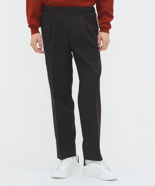 CABaN ウールギャバジン 1タックテーパードパンツ（その他パンツ