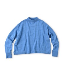 45rpm フォーティファイブアール ニット　セーター 袖切替 ウール100% 45rpm フォーティファイブアール ニット セーター 袖切替 ウール