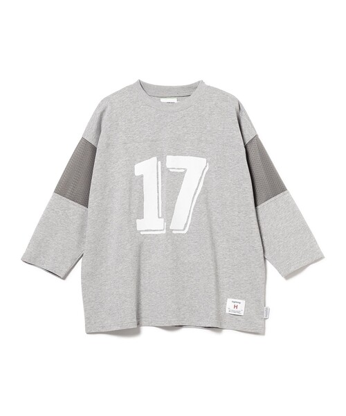 highking（ハイキング）の「highking / リーグ 3/4 スリーブ Tシャツ 24（130～160cm ）（Tシャツ/カットソー・キッズ・イエロー/グレー・130/150/140）」の3枚目の写真