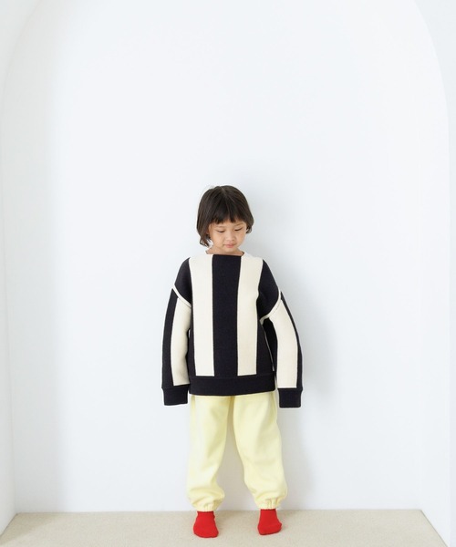 LOWRYS FARM（ローリーズファーム）の「フリースジョグパンツ　987222（その他パンツ・キッズ・その他/イエロー/ブルー・130cm/140cm/120cm/150cm/110cm）」の4枚目の写真