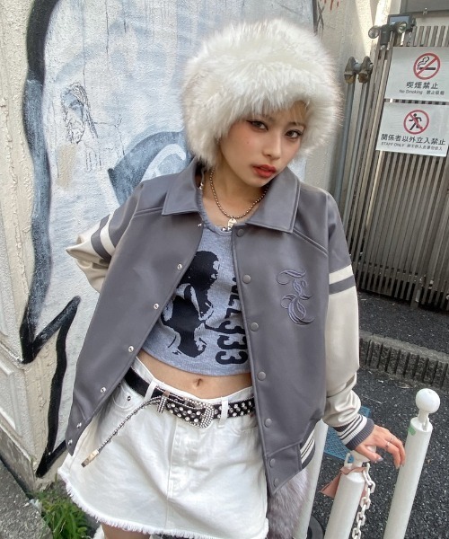 XU(エックスユー)の「ストリートファッション XU エックスユー fur hat ファーハット モコモコ帽子(ハット・レディース・グレー/アイボリー/ブラック/ピンク/ブラウン・ONE SIZE)」の15枚目の写真
