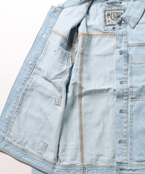 Afends（アフェンズ）の「DENIM/AFENDS(アフェンズ)ジャケット（デニムジャケット・メンズ・ブルー・MEDIUM）」の3枚目の写真