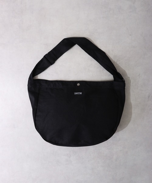 THRASHER(スラッシャー)の「THRASHER NEWSPAPER BAG MAG LOGO(ショルダーバッグ・メンズ・ブラック/アイボリー・FREE)」の13枚目の写真