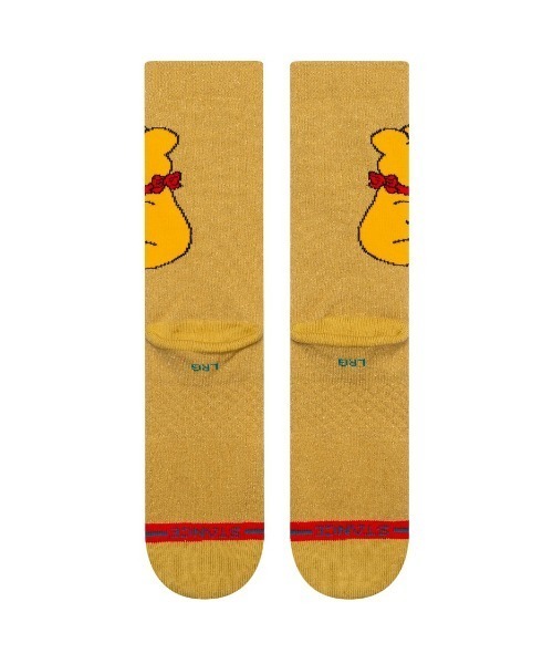 STANCE（スタンス）の「STANCE/スタンス ソックス HARIBO(ハリボー)コラボモデル GUMMIEBEAR A555D23GUM（ソックス/靴下・メンズ・ゴールド・L/M）」の4枚目の写真
