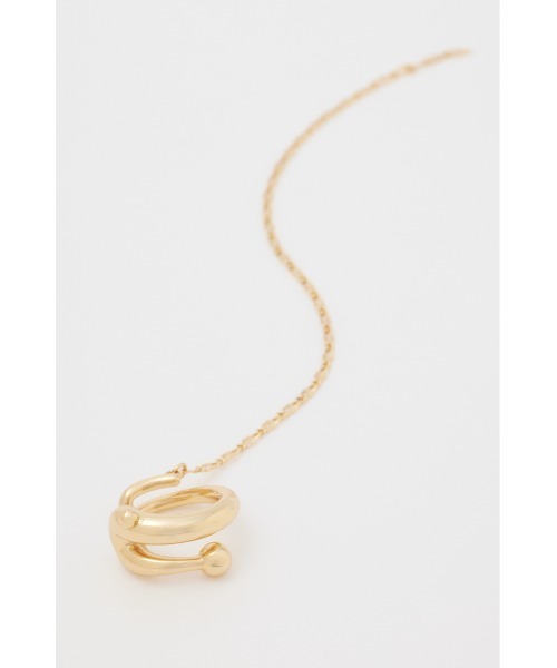 SLY（スライ）の「R/C SWAY CHAIN EAR CUFF リッチコーティング スウェイ チェーン イヤーカフ（イヤーカフ・レディース・シルバー/ゴールド・FREE）」の4枚目の写真