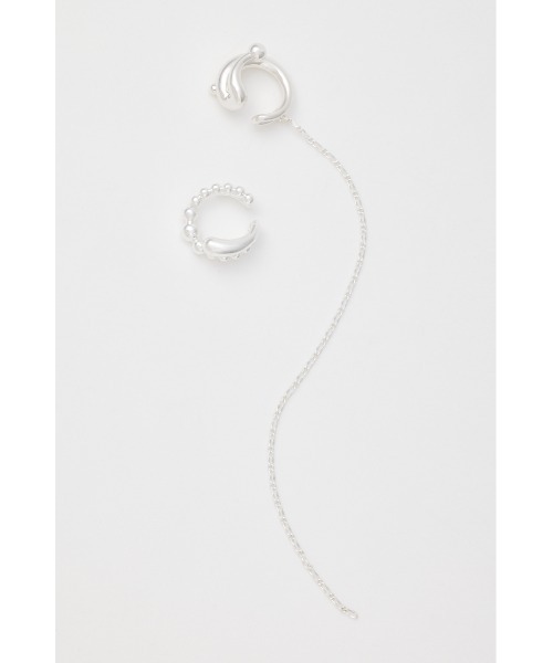 SLY（スライ）の「R/C SWAY CHAIN EAR CUFF リッチコーティング スウェイ チェーン イヤーカフ（イヤーカフ・レディース・シルバー/ゴールド・FREE）」の14枚目の写真