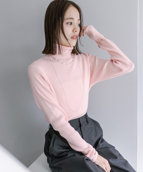 フォクシー MYSTIC ROSE TOP ニット カットソー 長袖 38 黒 FOXEY