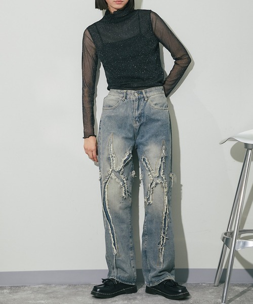 ANOTHER S（アナザーエス）の「ラメ入り長袖トップス（Tシャツ/カットソー・レディース・ブラック/ピンク/グレー/ブラウン・FREE）」の20枚目の写真