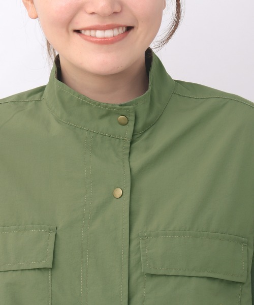 チチカカ（チチカカ）の「ナイロンワークベスト（ベスト・レディース・ホワイト/カーキ・FREE）」の11枚目の写真