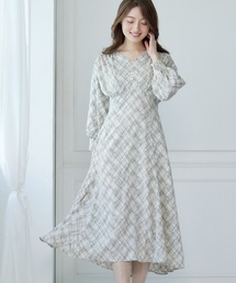 12Twelve Agenda（トゥエルブ　アジェンダ）の「バイアスチェック柄ワンピース（ワンピース）」