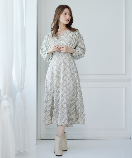 PAR ICI チェック柄ワンピース 2024 PAR ICI チェック柄ワンピース 2024 S115407655 - ワンピース安い 通販