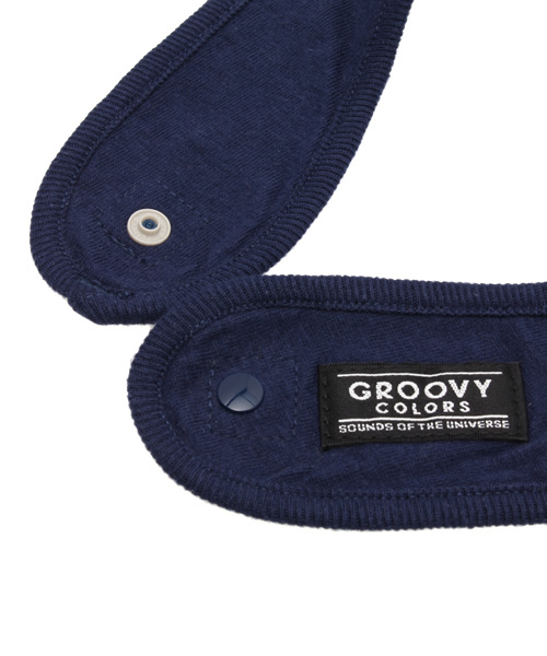 GROOVY COLORS(グルービーカラーズ)の「天竺 SANDWICHI スタイ(スタイ/よだれかけ・キッズ・ネイビー/イエロー/グリーン・FREE)」の7枚目の写真