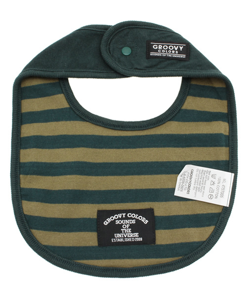 GROOVY COLORS(グルービーカラーズ)の「天竺 SANDWICHI スタイ(スタイ/よだれかけ・キッズ・ネイビー/イエロー/グリーン・FREE)」の9枚目の写真