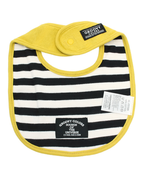 GROOVY COLORS(グルービーカラーズ)の「天竺 SANDWICHI スタイ(スタイ/よだれかけ・キッズ・ネイビー/イエロー/グリーン・FREE)」の10枚目の写真