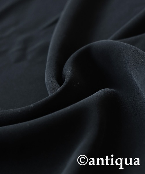 antiqua(アンティカ)の「とろみ生地ジャケット(その他アウター・レディース・ブラック・FREE)」の7枚目の写真