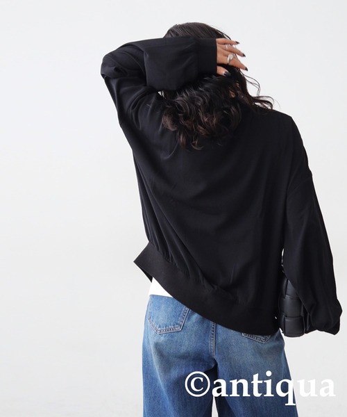 antiqua(アンティカ)の「とろみ生地ジャケット(その他アウター・レディース・ブラック・FREE)」の19枚目の写真