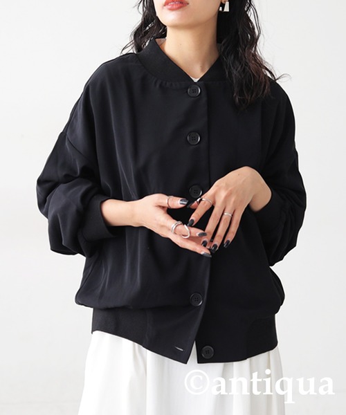 antiqua(アンティカ)の「とろみ生地ジャケット(その他アウター・レディース・ブラック・FREE)」の13枚目の写真