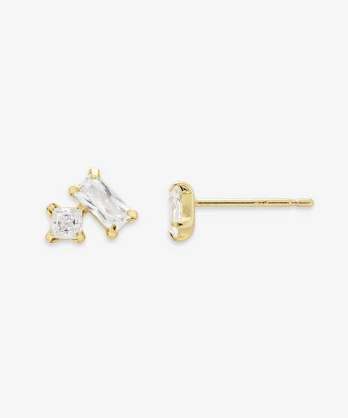 ESTELLE(エステール)の「K10 イエローゴールド キュービックジルコニア ピアス ESTELLE/エステール(ピアス(両耳用)・レディース・イエローゴールド・-)」の3枚目の写真