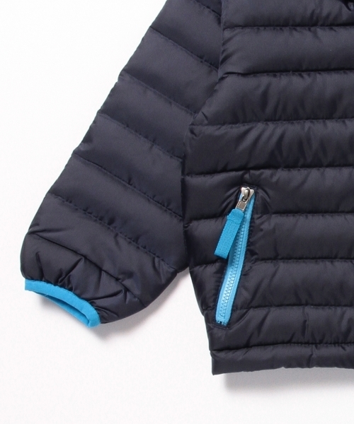 patagonia（パタゴニア）の「Patagonia / 15 Baby Reversible Down Sweater Hoody (6～5y)（ダウンジャケット/コート・キッズ・レッド系その他/グリーン系その他/ネイビー・12-18M/6-12M/4Y/2Y/3Y/5Y）」の6枚目の写真
