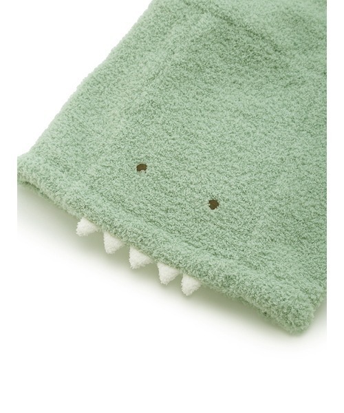 gelato pique Sleep(ジェラートピケスリープ)の「【Sleep】ダイナソー吸水ヘアキャップ(その他ボディ・ヘアケア・レディース・グリーン・FREE)」の5枚目の写真