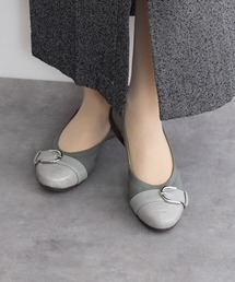 【Made in Japan】【撥水】バックルスニーカーパンプス/643104