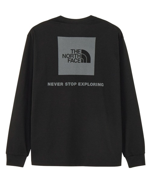 【新品】THE NORTH FACE ゴートゥー スウェット Lサイズ ブラック THE NORTH FACE/ザ・ノース・フェイス L/S Back Square Logo Tee