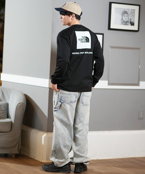 THE NORTH FACE/ザ・ノース・フェイス L/S Back Square Logo Tee ロンTEE レギュラーシルエット 速乾 NT32442（Tシャツ/カットソー）｜THE NORTH FACE（ザノースフェイス）