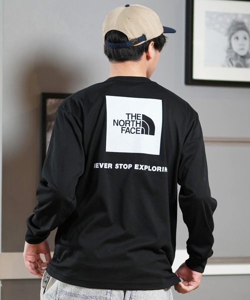 THE NORTH FACE/ザ・ノース・フェイス L/S Back Square Logo Tee ロンTEE レギュラーシルエット 速乾 NT32442（Tシャツ/カットソー）｜THE NORTH FACE（ザノースフェイス）