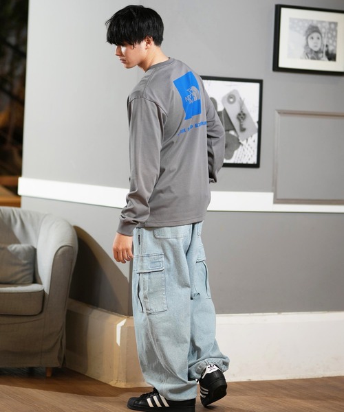 THE NORTH FACE/ザ・ノース・フェイス L/S Back Square Logo Tee ロンTEE レギュラーシルエット 速乾 NT32442（Tシャツ/カットソー）｜THE NORTH FACE（ザノースフェイス）