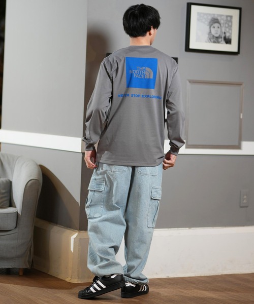 THE NORTH FACE/ザ・ノース・フェイス L/S Back Square Logo Tee ロンTEE レギュラーシルエット 速乾 NT32442（Tシャツ/カットソー）｜THE NORTH FACE（ザノースフェイス）
