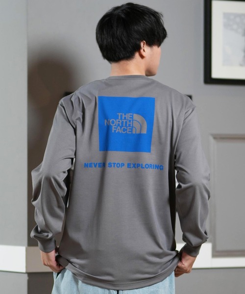 THE NORTH FACE/ザ・ノース・フェイス L/S Back Square Logo Tee ロンTEE レギュラーシルエット 速乾 NT32442（Tシャツ/カットソー）｜THE NORTH FACE（ザノースフェイス）
